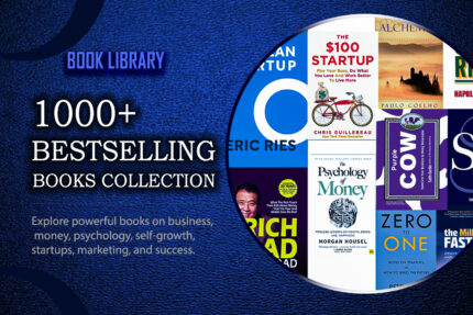 1000+ Bestselling Books Bundle | Business, Money, Mindset Library 🔓