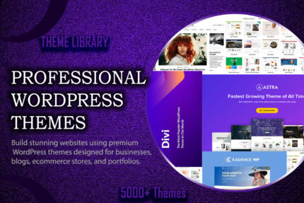 500+ Premium WordPress Themes Bundle | Astra Pro, wood Mart, Kadence & More 🎨