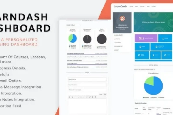 Learndash-Dashboard-WordPress-LMS-LearnDash-Addon